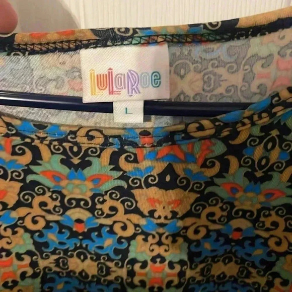 Lularoe Dress mini size L NWT short Sleeve - Picture 2 of 5